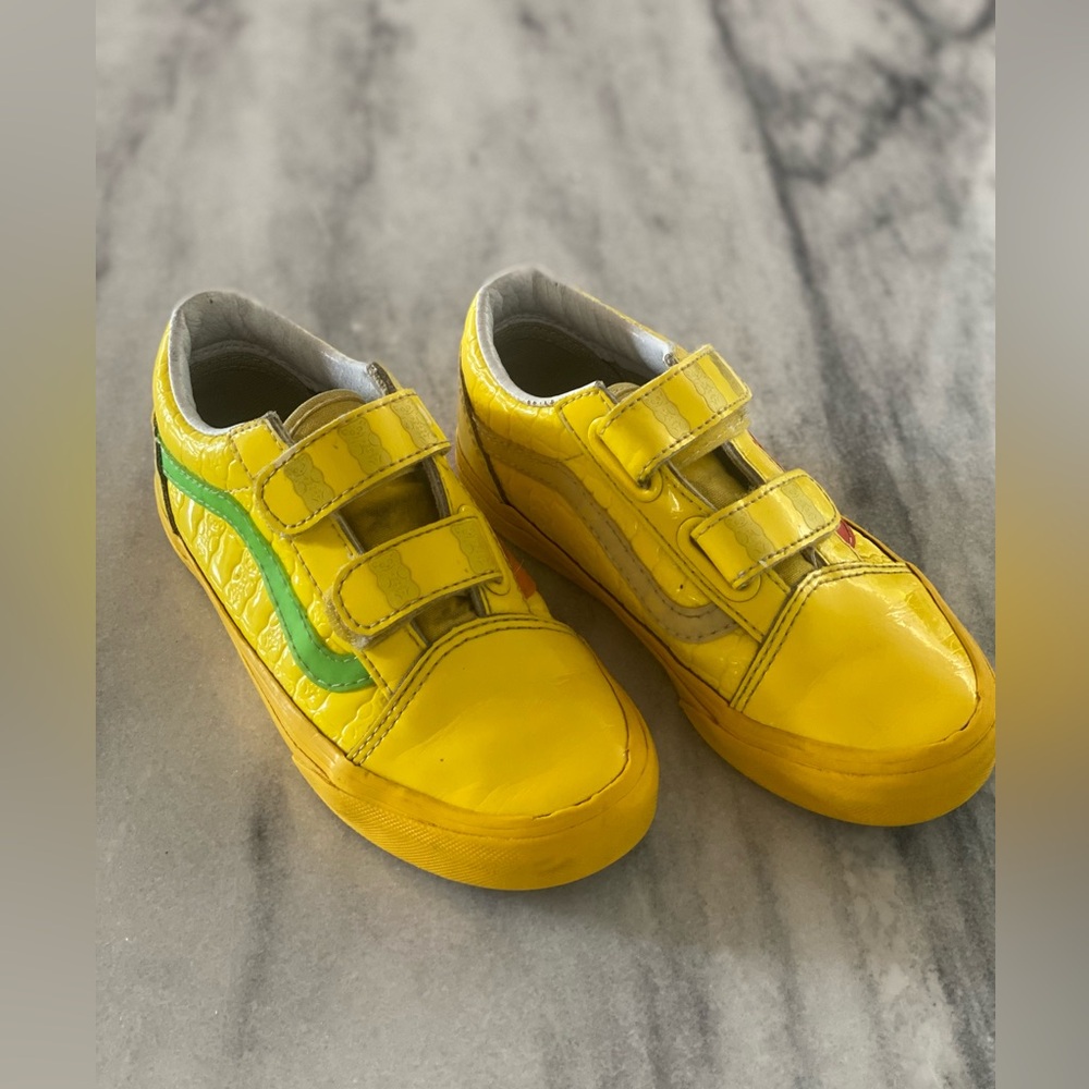LIMITED EDITION Vans Old Skool X Haribo -Yellow with Gummy Bear Checkerboard